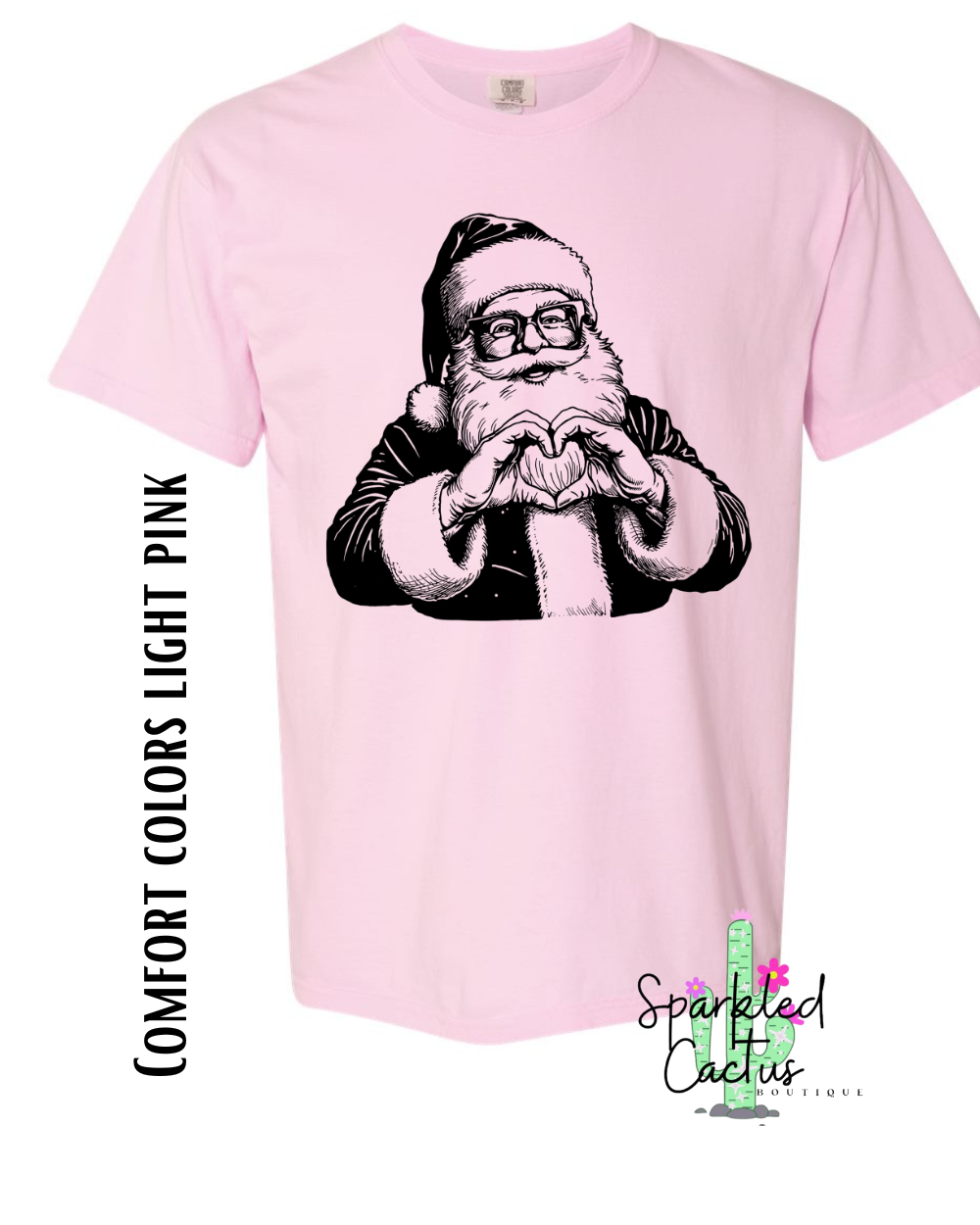 Santa Love Black & White DTF